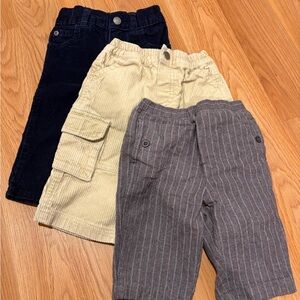 Bundle- three pairs of pants, 6 months